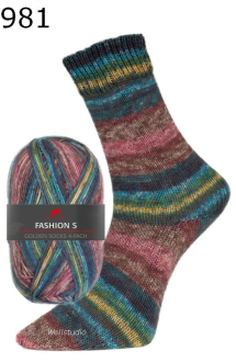 Fashion S Golden Socks Pro Lana Farbe 981