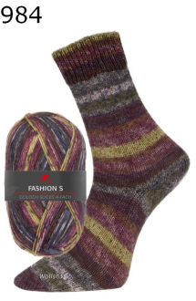 Fashion S Golden Socks Pro Lana Farbe 984