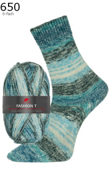 Fashion T 6f Golden Socks Pro Lana Farbe 650