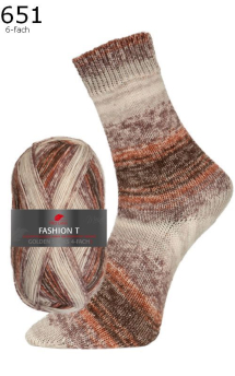 Fashion T 6f Golden Socks Pro Lana Farbe 651