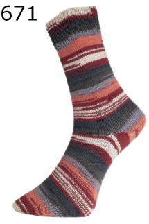 Fashion V Golden Socks Pro Lana Farbe 671