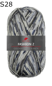 Fashion Z Golden Socks Pro Lana Farbe 28