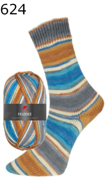 Feldsee Golden Socks Pro Lana Farbe 624