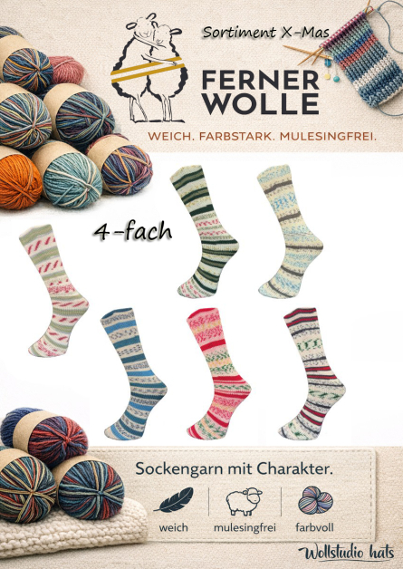 Ferner Wolle Mally Socks X-Mas
