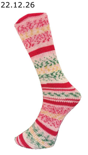 Ferner Wolle Mally Socks X-Mas Farbe 22