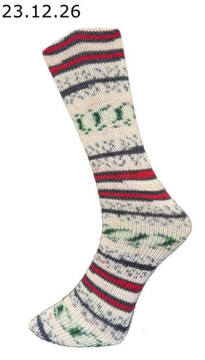 Ferner Wolle Mally Socks X-Mas Farbe 23