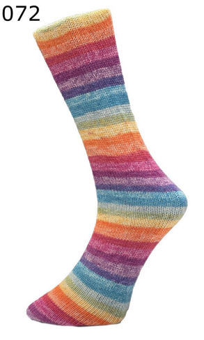 Ferner Wolle Regenbogen Sockenwolle Farbe 72