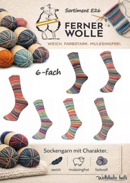 Ferner Wolle Sockenwolle E26