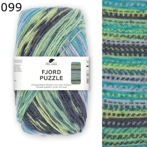 Fjord Puzzle Pro Lana Farbe 99