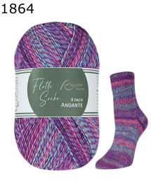 Flotte Socke Andante Rellana Farbe 864