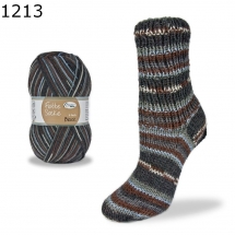 Flotte Socke Black 6-fach Rellana Farbe 213