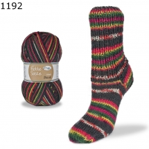 Flotte Socke Black Rellana Farbe 192