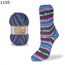 Flotte Socke Black Rellana Farbe 195