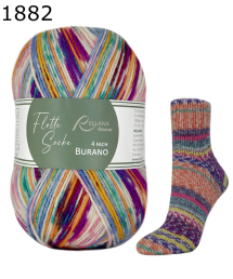 Flotte Socke Burano Rellana Farbe 882