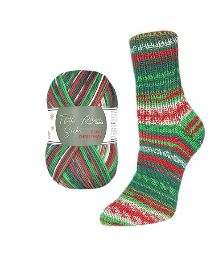 Flotte Socke Christmas 6f Rellana 3