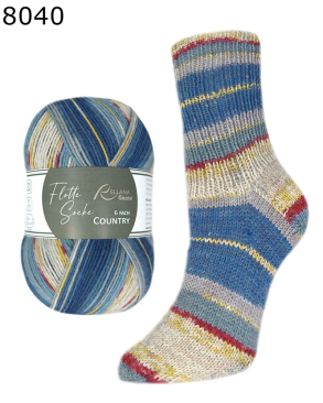 Flotte Socke Country Rellana 6-fach Farbe 40