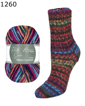 Flotte Socke Herbstzauber Rellana Farbe 260