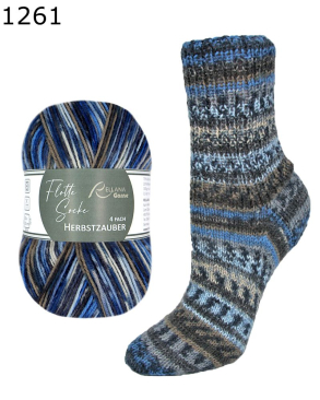 Flotte Socke Herbstzauber Rellana Farbe 261