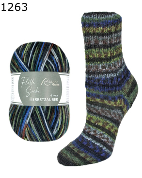 Flotte Socke Herbstzauber Rellana Farbe 263