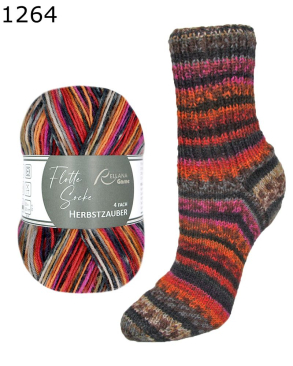 Flotte Socke Herbstzauber Rellana Farbe 264
