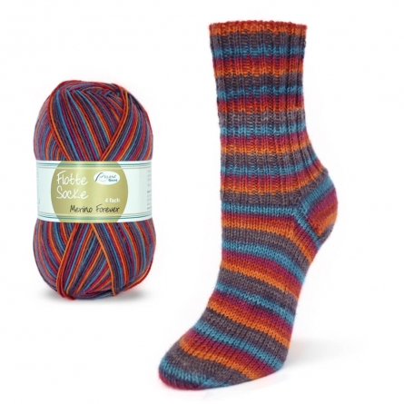 Flotte Socke Merino Forever Rellana