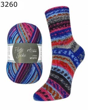 Flotte Socke Mystic Rellana Farbe 260