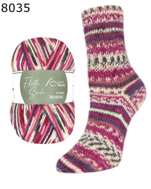 Flotte Socke Nordic Rellana 6f Farbe 35