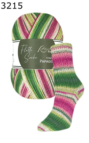 Flotte Socke Papagei Rellana Farbe 215