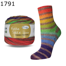 Flotte Socke Perfect Tropical Rellana Farbe 791