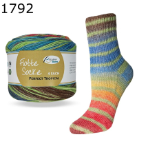 Flotte Socke Perfect Tropical Rellana Farbe 792