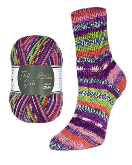 Flotte Socke Roma Rellana
