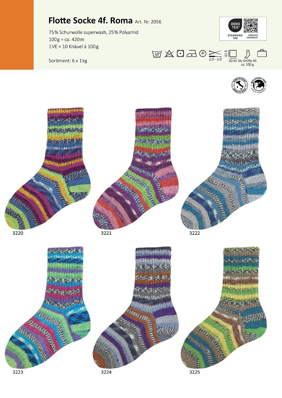 Flotte Socke Roma Rellana 3