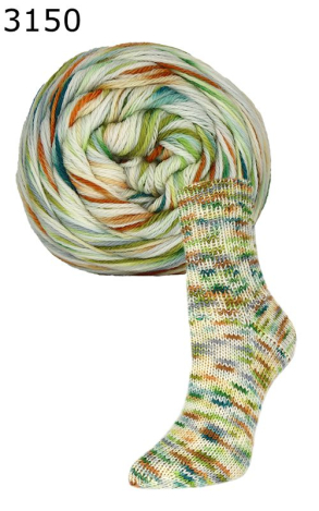 Flotte Socke Seide Kunterbunt Rellana Farbe 150