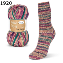 Flotte Socke Sunshine Rellana Farbe 920