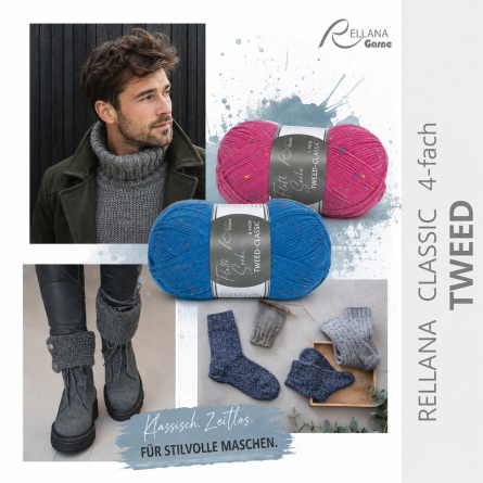 Flotte Socke Tweed Rellana