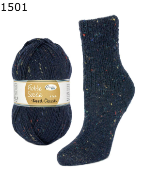 Flotte Socke Tweed Rellana Farbe 501