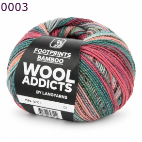 Footprints Bamboo Wooladdicts Lang Yarns Farbe 3