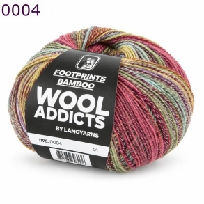 Footprints Bamboo Wooladdicts Lang Yarns Farbe 4