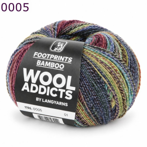 Footprints Bamboo Wooladdicts Lang Yarns Farbe 5