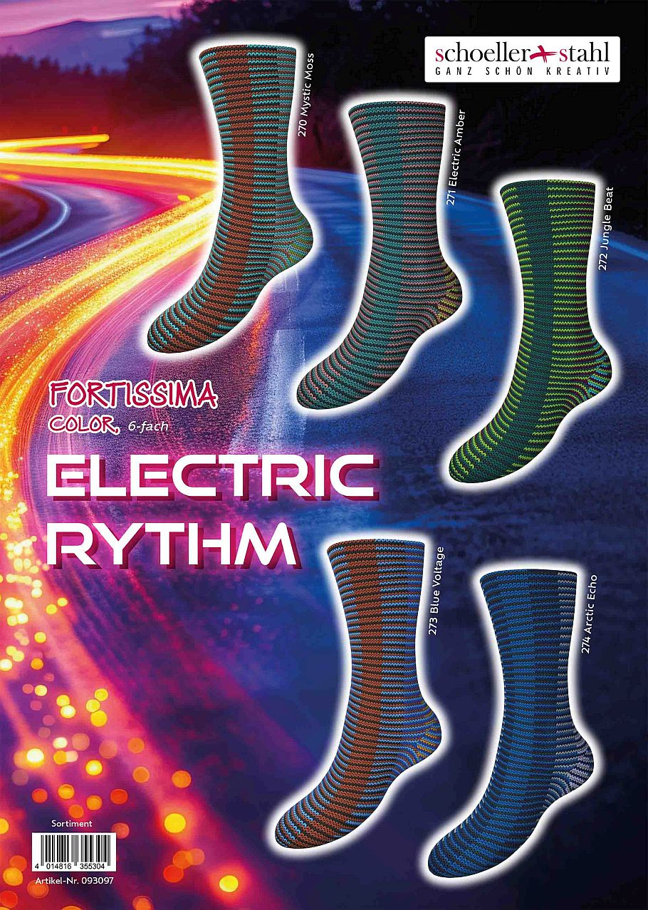 Fortissima Electric Rythm Schoeller Stahl Farbe 9999