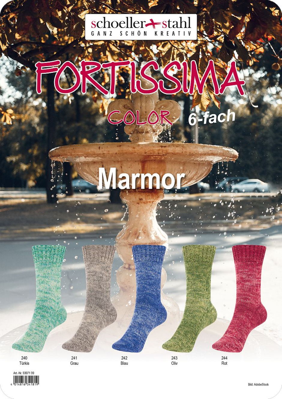 Fortissima Marmor Schoeller Stahl Farbe 9999