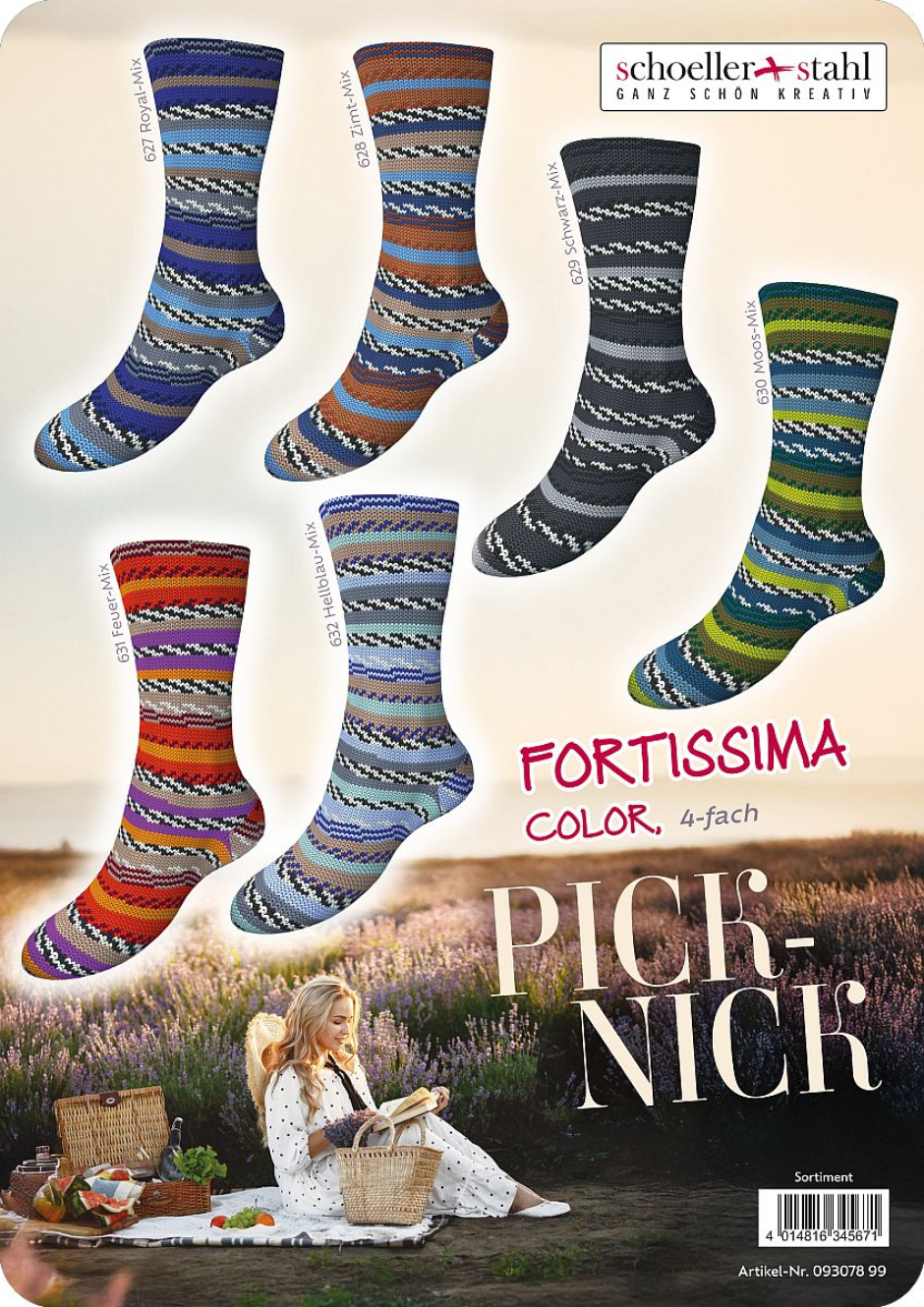 Fortissima Picknick Schoeller-Stahl Farbe 9999