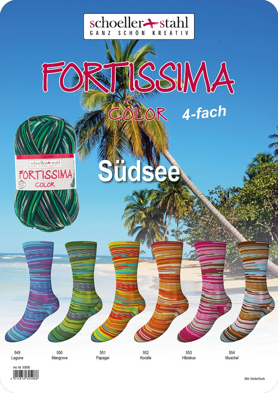Fortissima Sdsee Color Schoeller Stahl Farbe 9999