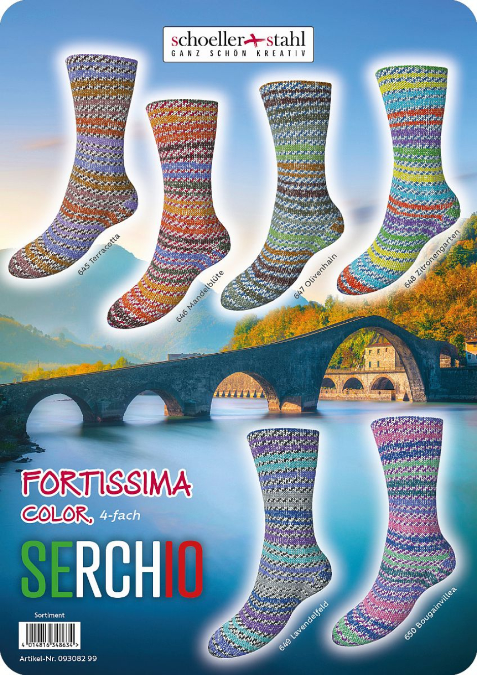 Fortissima Serchio Schoeller Stahl Farbe 9999