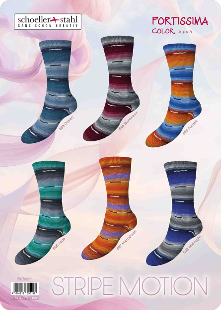 Fortissima Stripe Motion Schoeller Stahl