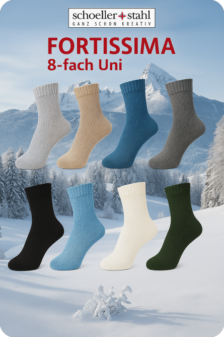 Fortissima Uni 8fach Schoeller Stahl
