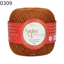 Freccia Hkelgarn 50g Strke 12 Anchor Farbe 309