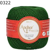 Freccia Hkelgarn 50g Strke 12 Anchor Farbe 322