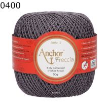 Freccia Hkelgarn 50g Strke 12 Anchor Farbe 400