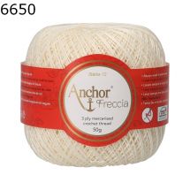 Freccia Hkelgarn 50g Strke 12 Anchor Farbe 6650